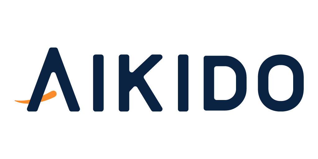 Aikido logo with orange accent.
