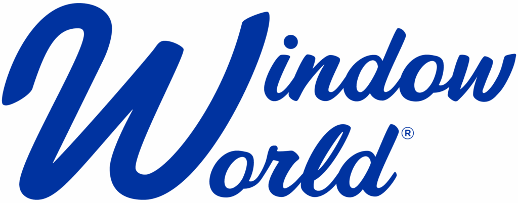 Blue cursive logo for Window World